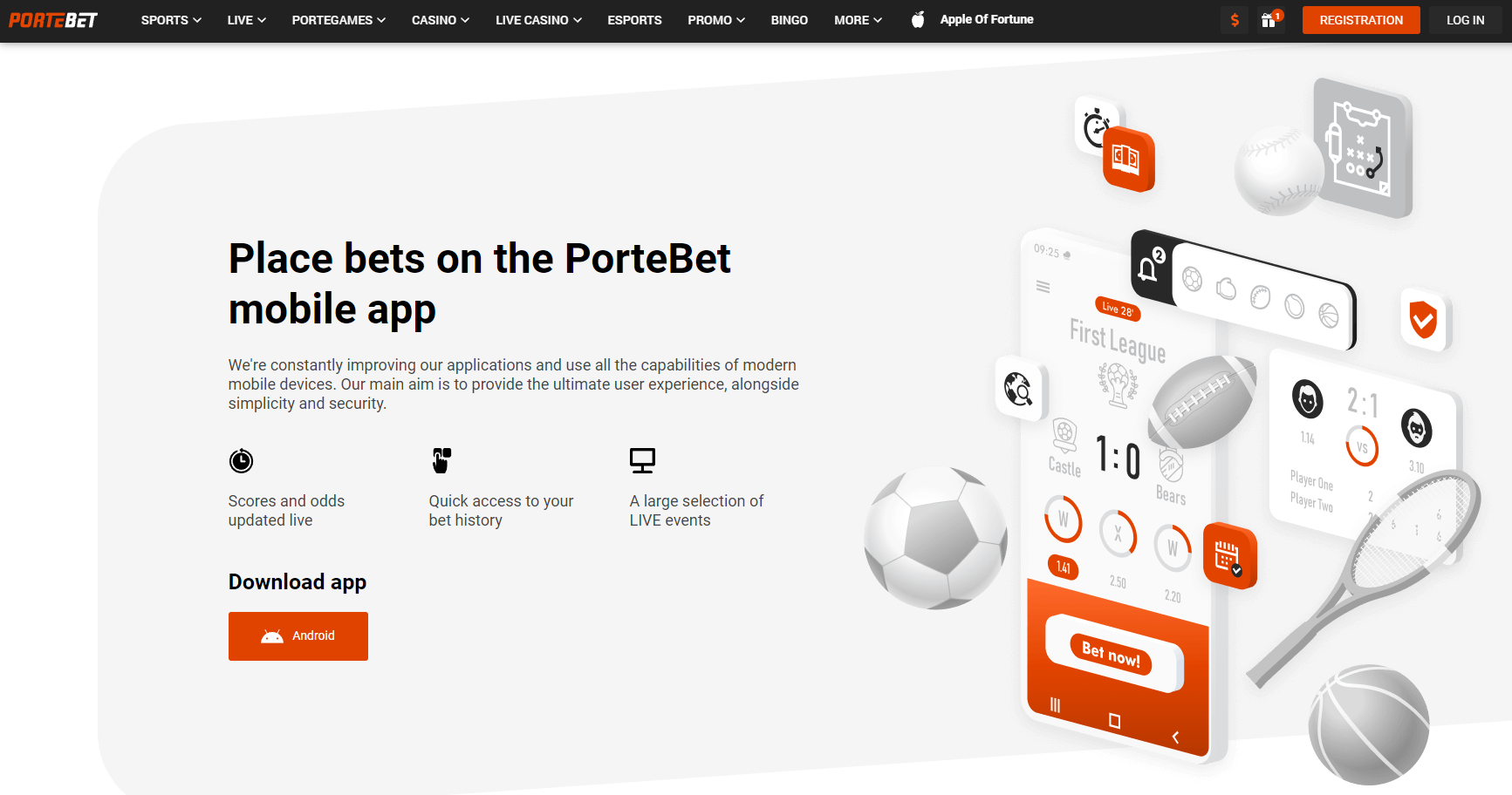 Portebet mobile app download necessity for adequate operating 